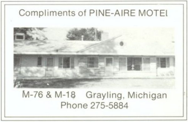 9 Oaks Inn (Pine Aire Motel, Pine-Aire Motel) - 1966 Yearbook Ad